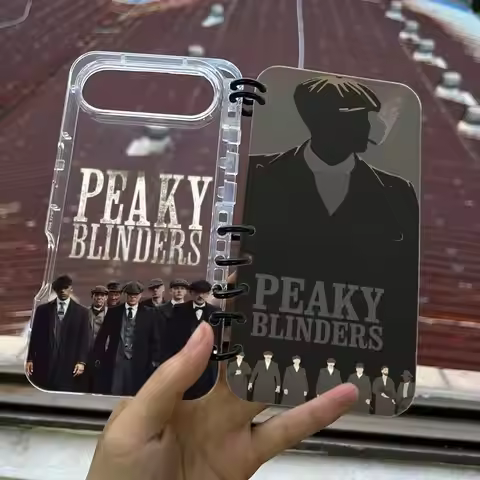 Movie P-Peaky B-Blinders Transparents Book Phone Case Silicone Soft For IPhone 16 15 14 13 12 11 X X