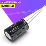 10PCS  400V10UF 10*17mm 10UF 400V 10*17 Electrolytic capacitor New original