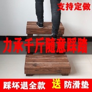 Kitchen Leg Feet Solid Wood Stairs Thick Fish Tank Office Wholesale Balcony Footstool Step Pedal Ped