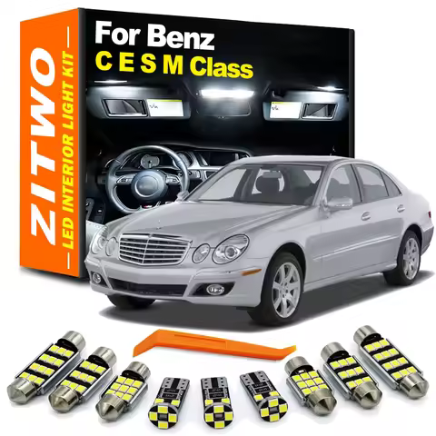 Accessories LED Interior Light Bulb Kit For Mercedes Benz MB C E S M ML W202 W203 W204 W210 W211 W21