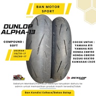 DUNLOP ZX, R25, CBR, GSX Sport Motorcycle Tire Sportmax Alpha-13 110/70-17/150/60-17