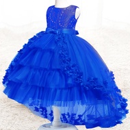 MQATZ New High Quality Baby Lace Princess Dress For Girl Elegant Birthday Party Trailing christmas C