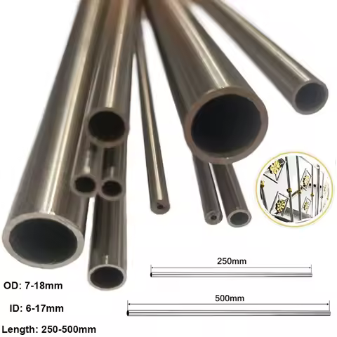 10pcs~1pcs 304 Stainless Steel Round Capillary Seamless Straight Tube 4x2mm 8x6mm 13x11mm 14x12mm 10