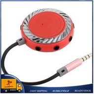 3.5MM Jack 9-Way Multi Earphone Headphone Mike Splitter Phone Laptop Audio Adapter Converter Phone C