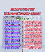 ORIGINAL PRODUCT EPAM 5 MG.BARUH 109-034-057-058-059-060-061-062 E 1027.1 PAPAN 40 TABLET 5 PAPAN 20