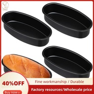 4 Packs Oval Cheesecake Pan 9x4.5x2 Inches Nonstick Baking Loaf Pan Meat Bakeware Large Cake Mold fo