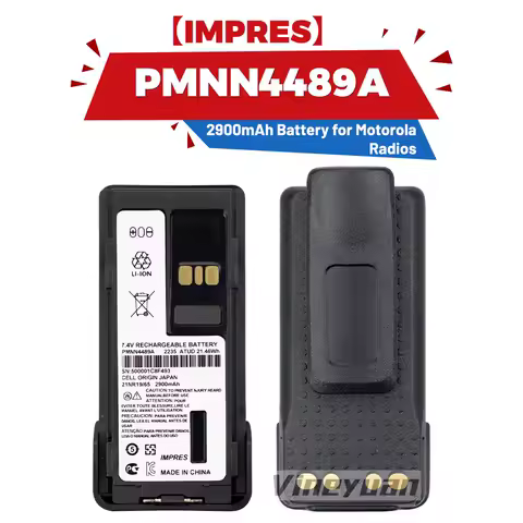 7.4V 2900mAh PMNN4489A IMPRES Battery for Motorola GP328D+ GP338D+ P8668I APX900 DGP5050E DGP5550E D
