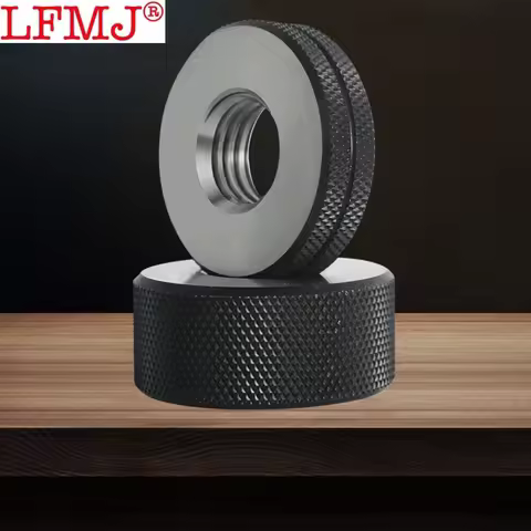 1SET(1*GO+1*NOGO) 6h Accuracy Standard Metric Fine Tooth Thread Ring Gauge M8M9M10M11M12M13M14M15M16