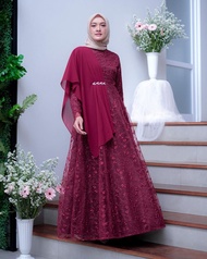 Gamis Modern Lebaran 2022 Gamis Brokat Raya Dress Brokat Lebaran Terbaru