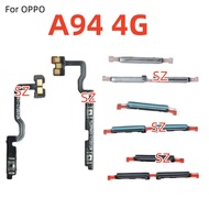 For OPPO A94 4G Side Power button + Volume Button Key Housing Side Button Ribbon Flex cable Replacem