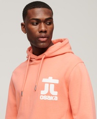 Superdry Code Osaka Logo Hoodie - Fusion Coral