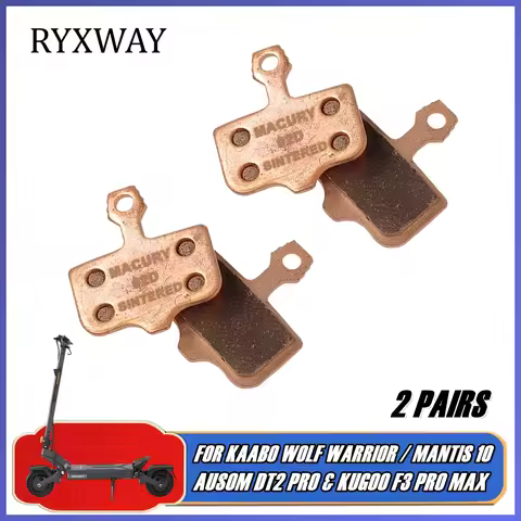 02D Disc Brake Pad for INOKIM OXO VSETT 10+ KAABO WOLF WARRIOR KING GT MANTIS 10 AUSOM DT2 PRO KUGOO