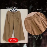 Choco Linen Panties (PRELOVED)