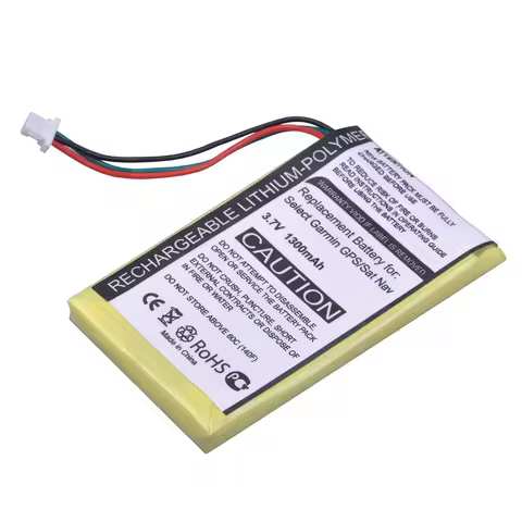 1Pc 1300mAh GPS,SAT Rechargeable Battery for Garmin Nuvi 200,200 W,205,205 W,205WT,250 252 W 255,255