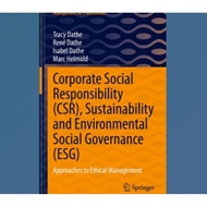 Corporate Social Responsibility (CSR) Book, Sustainability and Environmental Social Governance (ESG)