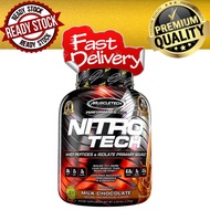 Muscletech Performance Series Nitro Tech 4.00 Ibs (1.81kg) Milk Chocolate Whey Peptides & Isolate Pr