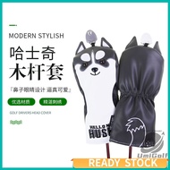 Husky Style Golf Club Cover Cartoon Animal Golf wood cover  1/3/5/UT Wood Cover Golf hybrid cover