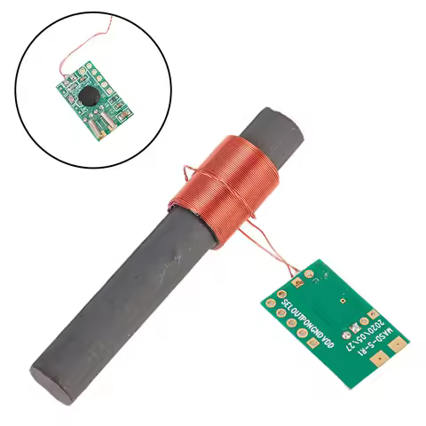 DCF77 Receiver Module Radio Module Radio Clock Radio Module Antenna JJY/40+60KHz Dual Frequency Modu
