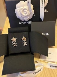 Chanel Stars Pendant Earrings 星星 CC Logo 垂吊耳環