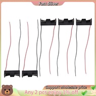 5PCS 1 23A A23 12V Battery Storage Clip Holder Box Case Cell Holder With Wire