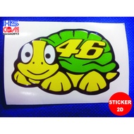 0045 20230312-1210 ROSSI TORTOISE 46 STIKER 2D CLEAR-COATED
