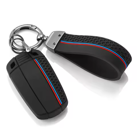 Silicone Car Key Case Key Chain For BMW E90 E60 E70 E87 3 5 6 Series M3 M5 X1 X5 X6 Z4 E71 E72 E88 E