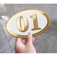 3D doorplate, storage cabinet number plate Hdb Unit Number Door Number Signage House Unit Number  Do