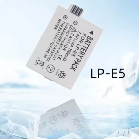 1-10PCS LP-E5 Digital Camera Battery 1600mAh LP-E5 Rechargeable Battery, Suitable for Canon EOS450 D