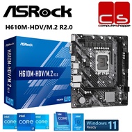 ASRock H610M-HDV/M.2 R2.0 M-ATX Motherboard + Intel 12th/14th Gen Processor Combo