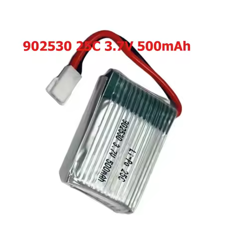 902530 3.7V 500mAh 25C LiPo Battery for Wltoys V931 F949 XK K123 6Ch RC Helicopter Spare Parts