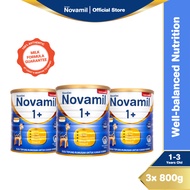 Novamil 1+ for Balanced Nutrition 1-3 Years Old (800g x 3)