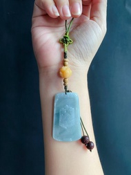 危地馬拉危料 天然翡翠 菩提蓮花沉香 福運連連 仿古無事牌 包掛