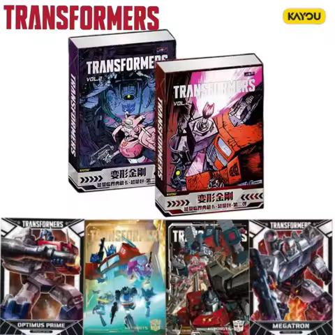 KAYOU Genuine Transformers Energon Universe Collector Cards Overload Box Vol.2 Trading Card Booster 