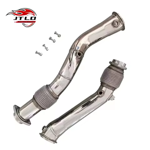 JTLD for BMW X3M F97 & X4M F98 DOWNPIPE EXHAUST STAINLESS STEEL DOWNPIPE DECAT STAINLESS