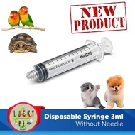 3ml spet syringe lolohan reptile Bird syringe Needleless syringe 3ml 3cc 3ml Injection reptile feedi