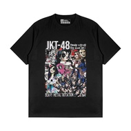 KAOS JKT 48 EDITION PUNK HEAVY METAL ROTATION / KAOS BAND MUSIK DISTRO TERLARIS