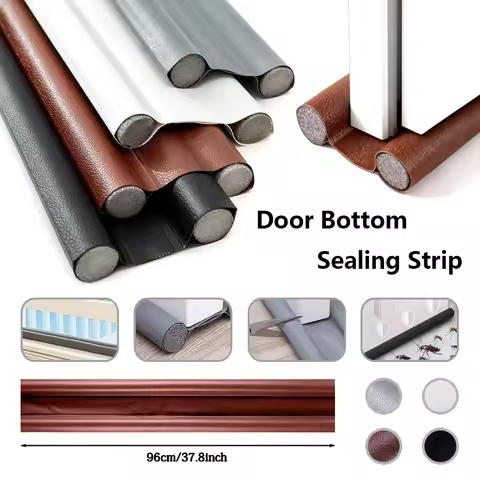1pcs Flexible Under Door Draft Stopper Door Bottom Seal Strip Weather Strip Thicker Anti-Cold Gaps B