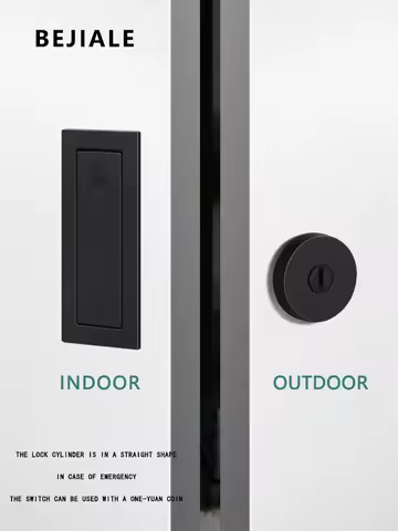 Barn External Sliding Door Lock Hidden Sliding Door Lock Bedroom Ghost Door Door Lock Door-in-door B