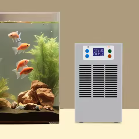 Heating Cooling Machine, 20-35L Aquarium Water Chiller 30L/7.93GAL Aquarium Water Chiller for Fish S