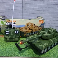 MAINAN MOBIL RC TANK WAR MILITARY ARMY - RC TANK LEOPARD ANAK