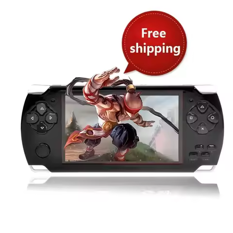 B-M FREE Built-in 5000 games, 8GB 4.3 Inch PMP Handheld Game Player MP3 MP4 MP5 Player Video FM Came