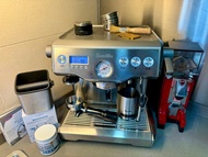 Breville BES920 Dual Boiler with grinder and accessories