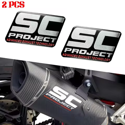 For SC Project Stickers Motorcycle Accessories Exhaust Escape Decals KTM Honda Kawasaki BMW Yamaha A