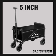 【Campture】5 Inci Troli Lipat Khemah/Outdoor  Mini 5 Inch Wagon Trolley Foldable Wagon Tool truck Fol