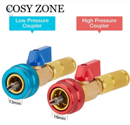 Bộ 2 Dụng cụ thay thế lõi van nạp ga dàn lạnh điều hòa đầu ti nối R12 R22 R134A cao thấp áp mở tháo 