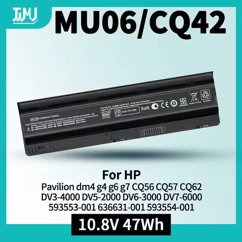MU06 MU09 Battery for HP 593553-001 636631-001 593554-001 Pavilion dm4 g4 g6 g7 DV3-4000 DV5-2000 DV
