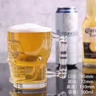 Beer glass Jade Crystal Craft Brewed beer glass Large Capacity Household Creative Skull Thickened gl