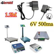 Original 6v 500ma Digital Scale Adapter Charger Digital Scale Adapter 1.2M