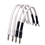4pcs Hi-End Hifi audio Nordost Odin Silver Plated Jumper wire hifi speaker Jumper speaker cable