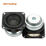 SOTAMIA 2Pcs 1.5 Inch Full Range Woofer Speaker 4 Ohm 10W Bass DIY Bluetooth Speaker Audio Hifi Musi